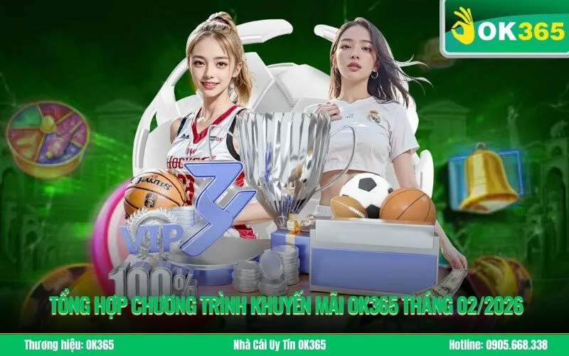 Tổng hợp chương trình khuyến mãi Ok365 tháng 022026